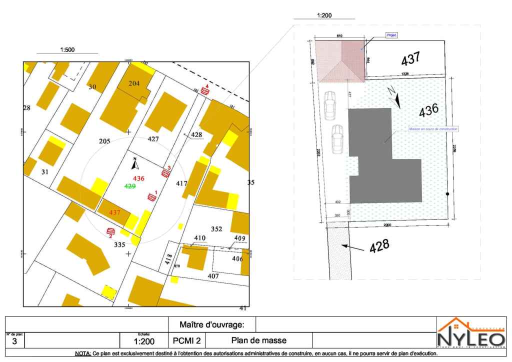 Qu'est Ce Que Le PCMI2 (plan De Masse) Et Comment L'obtenir? Nyleo.fr